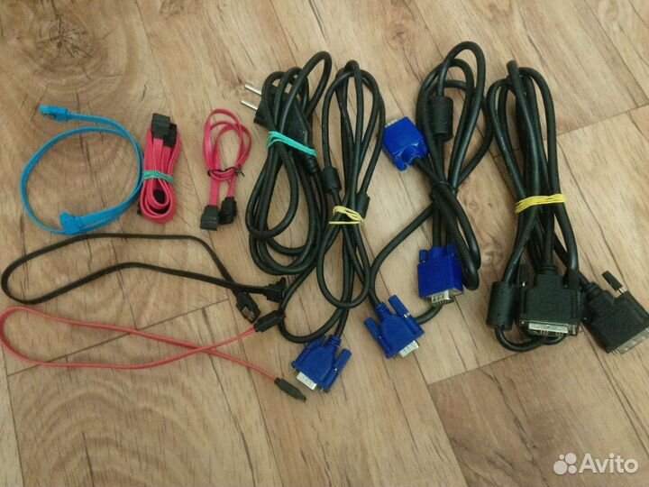 Кабель для пк (SATA, VGA, DVI, hdmi, Power)