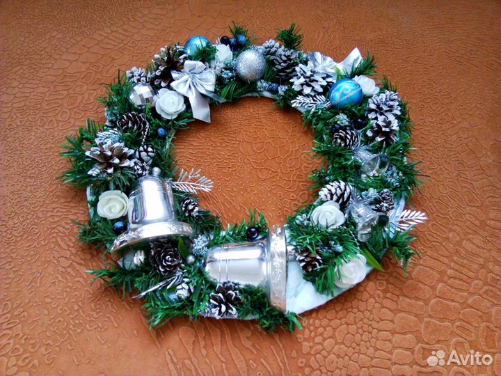 Венок декоративный. ручная работа