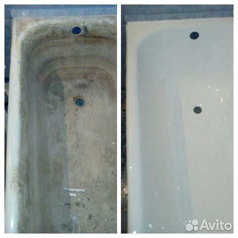 Реставрация, Эмалировка ванн