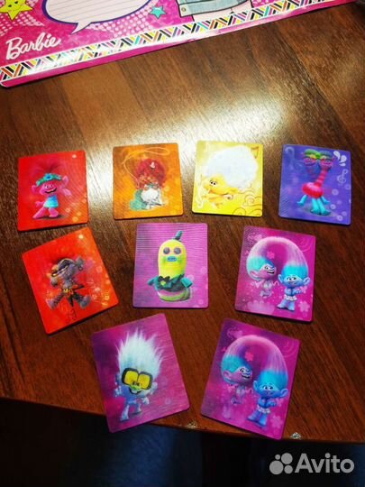 Карточки тролли из (Пятёрочки)