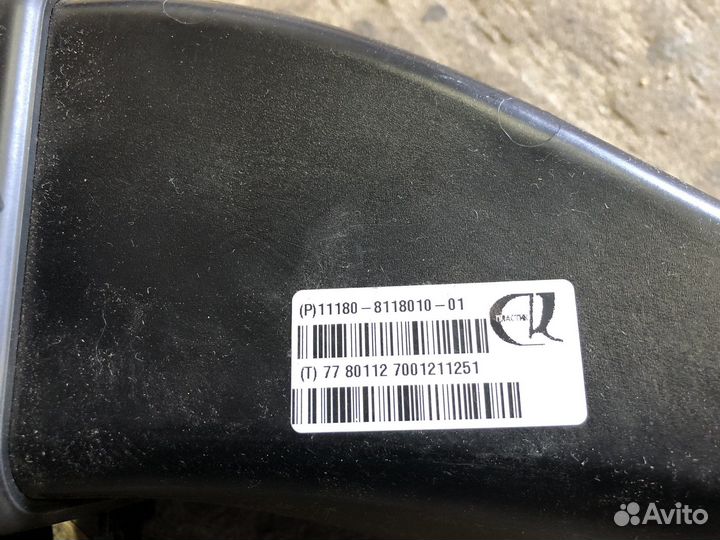 Корпус мотора отопителя Калина