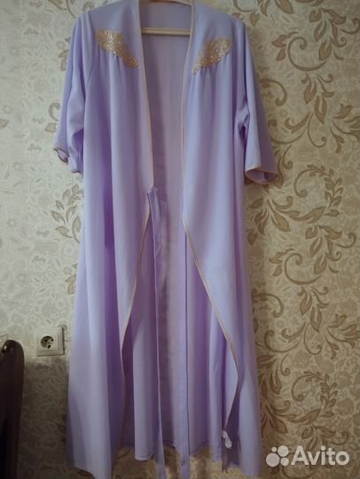 Халат женский новый с запахом, полиамид