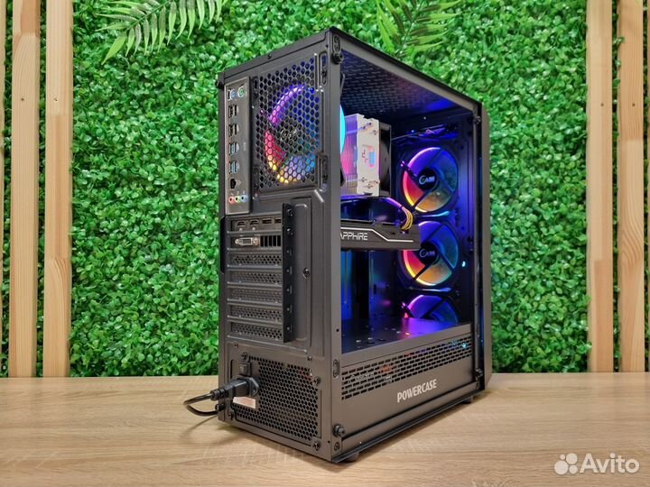 Новый игровой пк 12ядер/rx580/DDR4-16gb/NVMe512gb