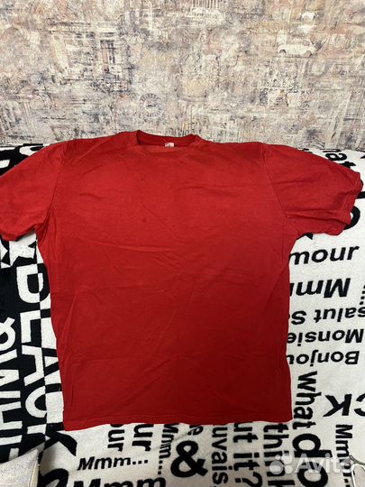 Футболка красная L