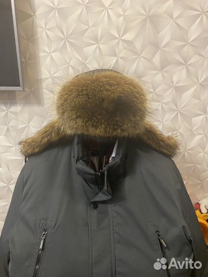 Шака меховая с хвостом енот