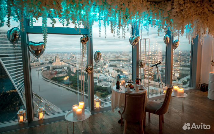 Аренда лофта на 67 этаже Москва-Сити