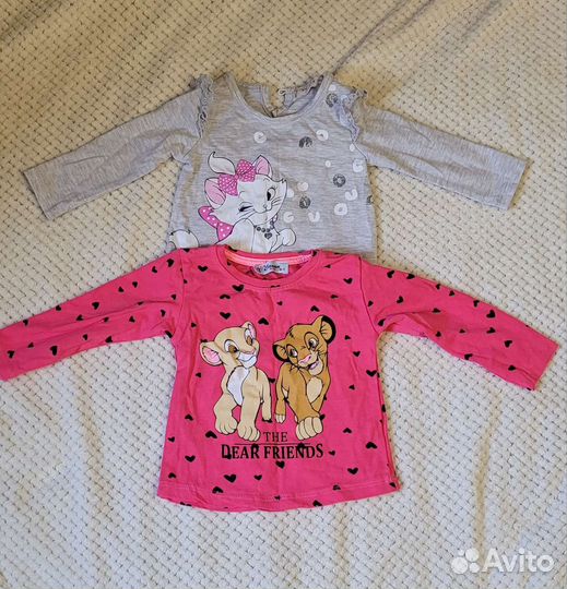 Лонгсливы для девочки 80