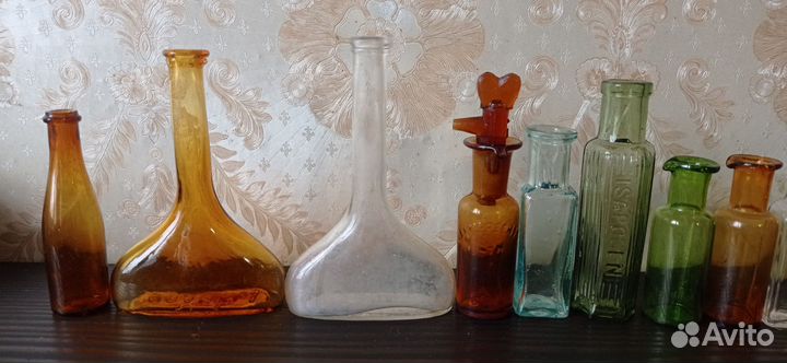 Немецкие старинные бутыльки Кенигсберга