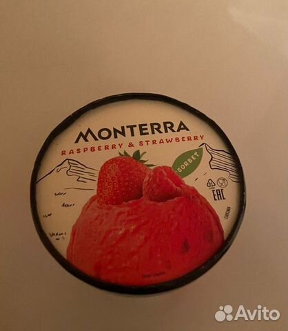 Мороженое сорбет monterra в ассорт объявление продам