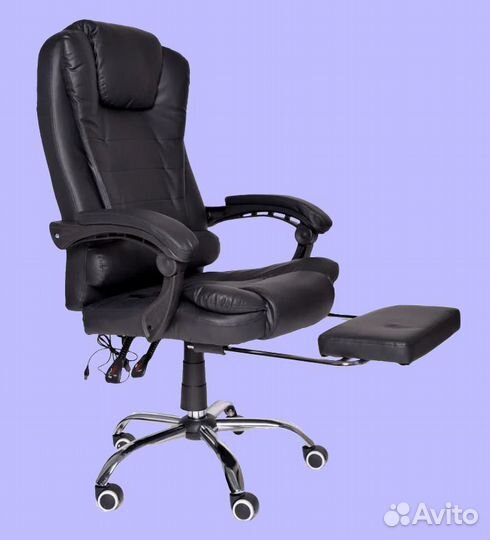 Офисное кресло с подножкой