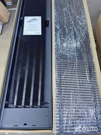 Конвектор внутрипольный водяной технологии тепла k