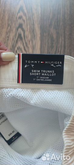 Шорты мужские белые Tommy Hilfiger