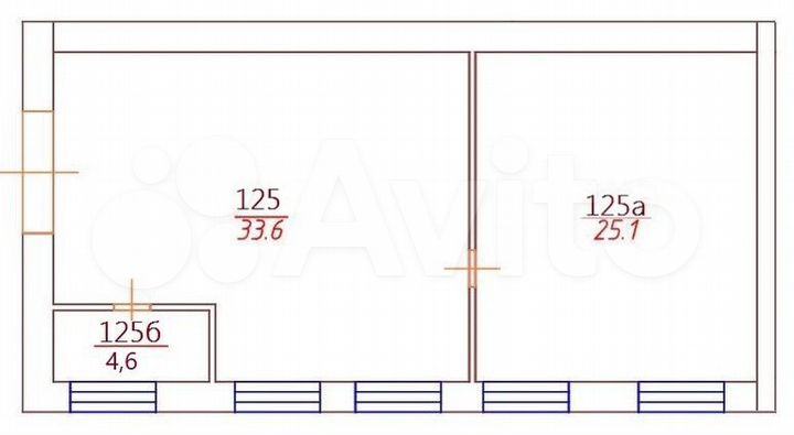 Свободного назначения, 63.3 м²