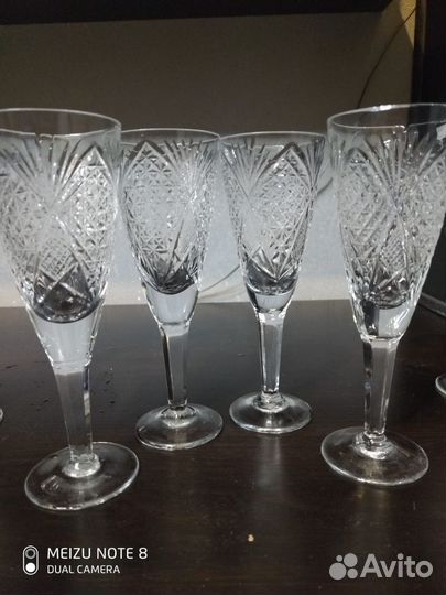 Хрустальные бокалы СССР