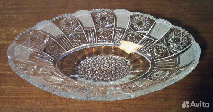 Хрустальное блюдо