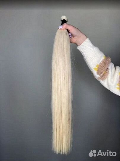 Волосы для наращивания 70 см блонд, черные, русые