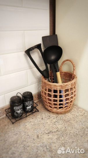 Корзина плетеная Ажурная в стиле Zara home