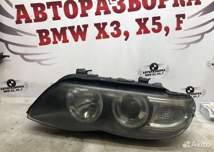 Фара левая бмв Х5 е53 галоген