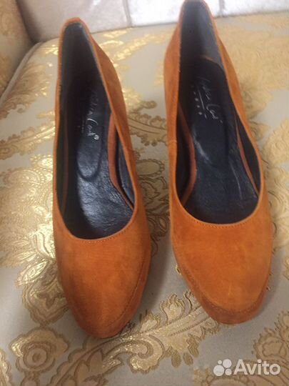 Туфли замшевые 36 размер