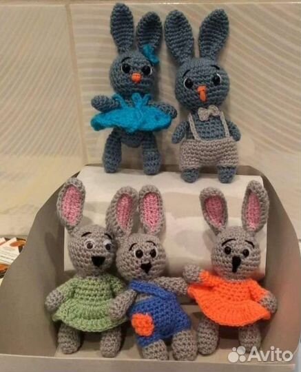 Вязаные игрушки ручной работы