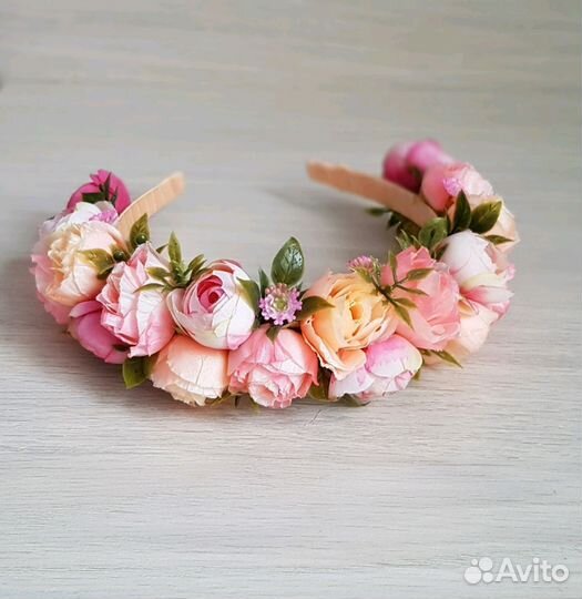 Цветочный ободок