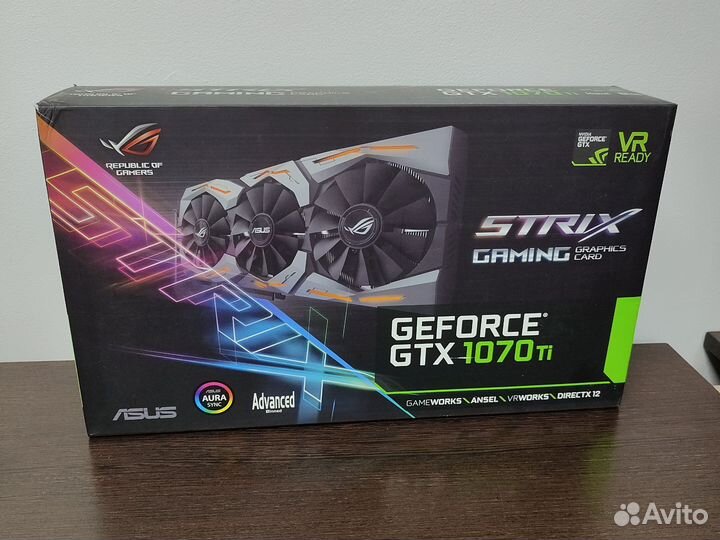 Asus Strix 1070 ti 8 Gb