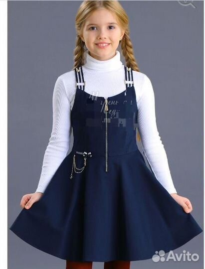 Синяя форма Маленькая леди 140 - 146 - 152