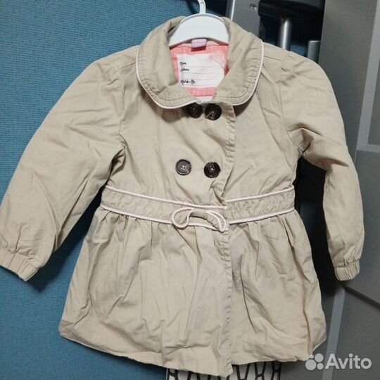 Тренч плащ для девочки 92