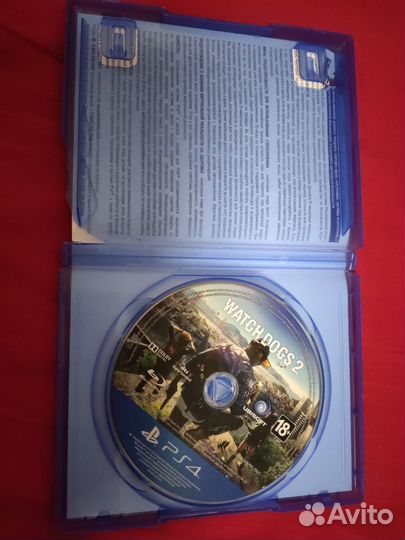 Диск на ps4 watch dogs 2