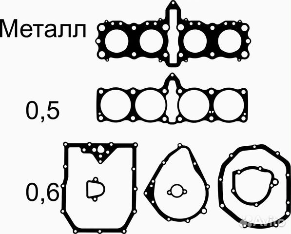 Комплект прокладок Suzuki GSF600, GSX600