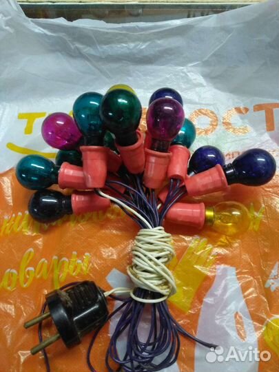 Елочная гирлянда СССР