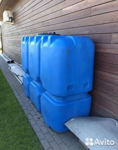 Ёмкость под воду от 1000л. из пластика