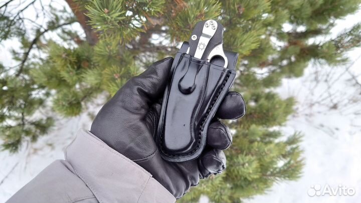 Вертикалный чехол для ножа Spyderco Paramilitary 2