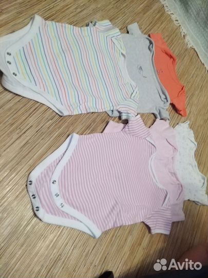 Вещи пакетом для девочки от 74 до 86