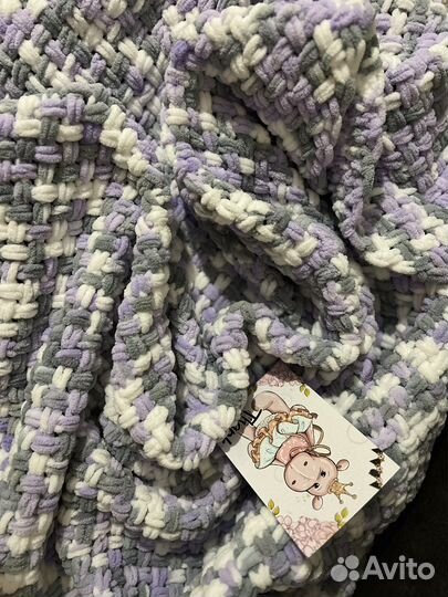 Плед детский плюшевый