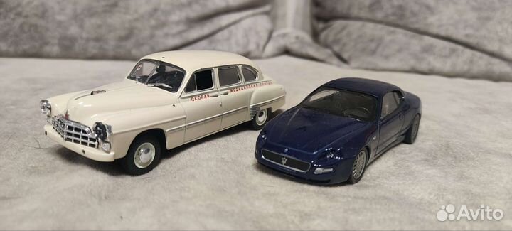 Коллекционные автомобили зим 12А, maseratti, 1:43