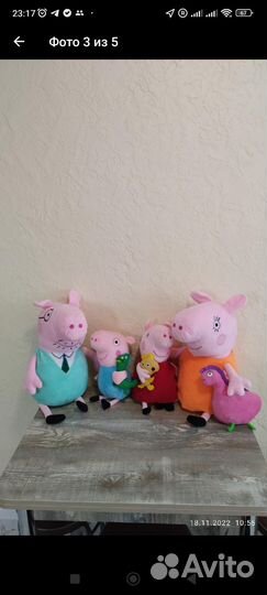 Игрушка свинка пеппа и её семья