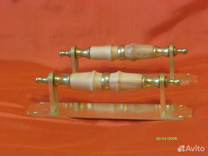 Ручка латунь-дерево СССР