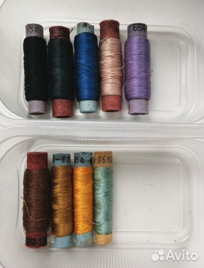 Советские нитки натуральный шелк для вышивки