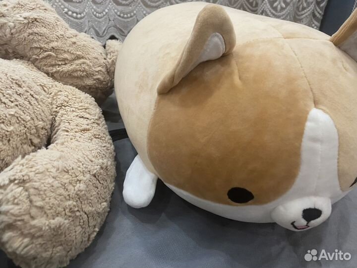 Мягкая игрушка корги мишка