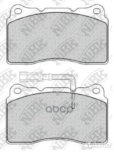 Колодки тормозные дисковые передние NiBK PN0150