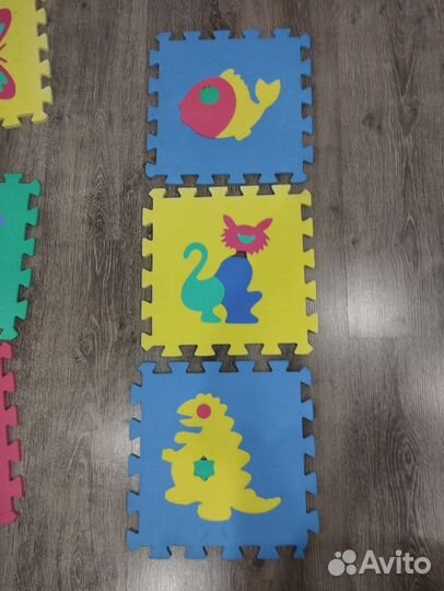 Пазлы мягкие на пол