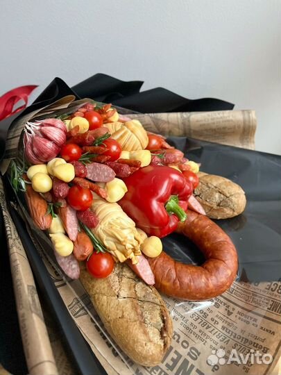 Букет из колбасы/ съедобный букет