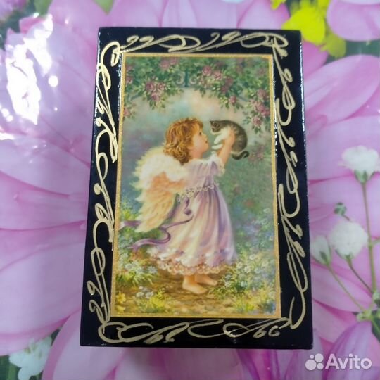 Шкатулка 6х9,лаковая миниатюра