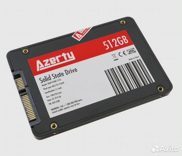 SSD 512 гб диск Azerty Bory R500