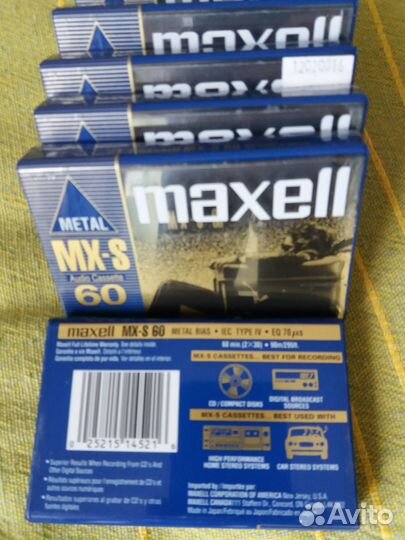 Аудиокассеты Maxell, Sony