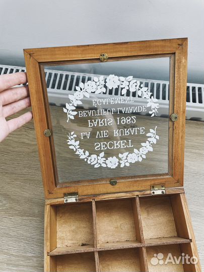 Деревянный винтажный бокс