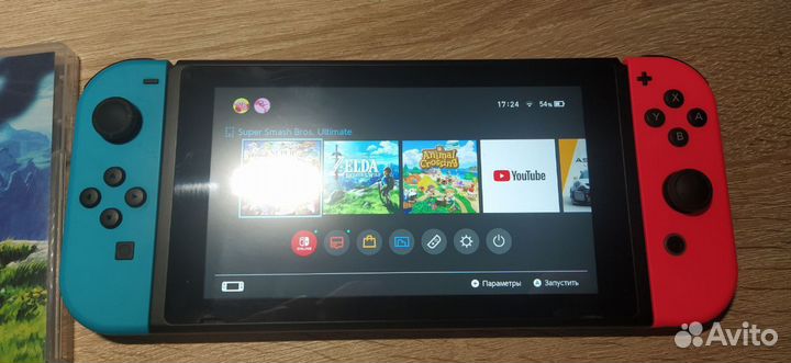 Nintendo switch rev 2 + чехол в подарок