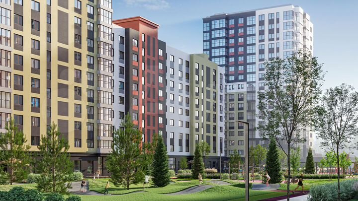 3-к. квартира, 63,4 м², 3/16 эт.