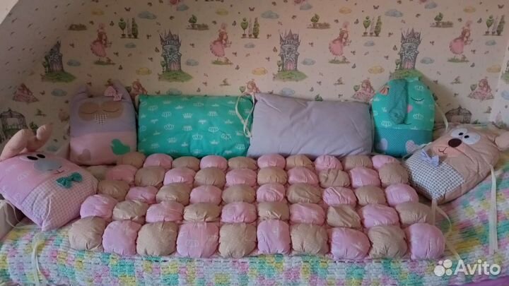 Одеяло бомбон и бортики